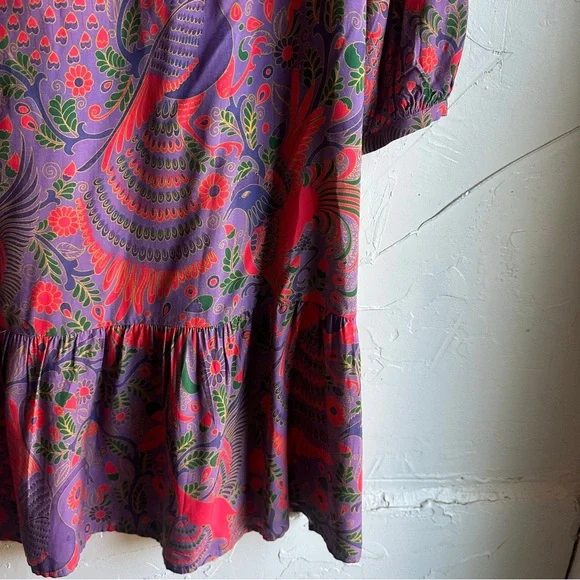 Tuckernuck Peacock Gwyneth 100% Bamboo Dress with Pockets Resortwear Sz M - Picture 10 of 16